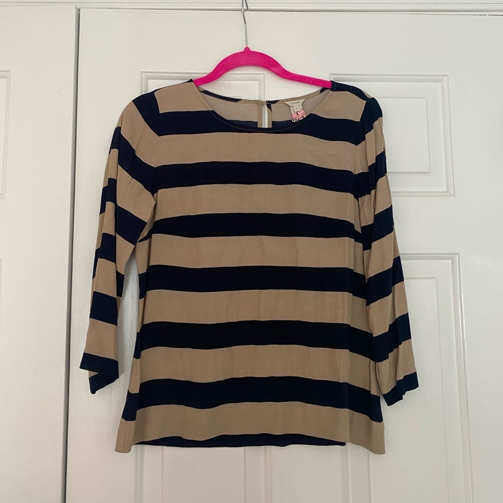 JCREW striped blouse